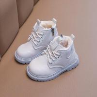 ราคา รองเท้าหนังมาร์ตินสั้นสำหรับเด็กผู้ชายรองเท้าหนังสำหรับฤดูใบไม้ร่วงและฤดูหนาวรองเท้าเด็กวัยหัดเดินแบบแฟชั่นเด็กเล็กเด็กผู้หญิงผูกเชือกรองเท้ากันหนาว (21206974477)