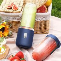 ราคา แก้วปั่นผลไม้พกพา เครื่องปั่นน้ํา แก้วปั่นน้ำผลไม้ แบบพกพา 400ml แถม แก้ว1ใบ คั้นน้ำผลไม้ไร้สาย เครื่องปั่นน้ำผลไม้ เครื่องปั่นและเครื่องผสมอาหาร เครื่องปั่นน้ำผักผลไม้ ชาร์จแบต ใส่ได้ทุกที่ เครื่องปั