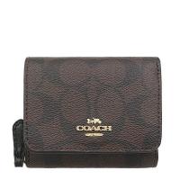 ราคา กระเป๋าสตางค์ผู้หญิงพับสั้นกระเป๋าเหรียญ Coach 7331 F41302ขนาดเล็ก (16513903614)