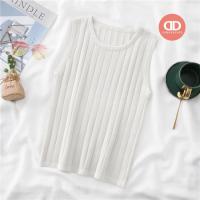 ราคา รุ่นใหม่ล่าสุด เสื้อไหมพรมร่องใหญ่แขนกุด 5474 (19334513925)