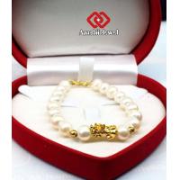 ราคา ไข่มุกแท้ ปี่เซียะ สร้อยข้อมือ กำไลปี่เซียะ ไข่มุก Pearl หินนำโชค ปกป้องคุ้มครอง สร้อยข้อมือหิน กำไลหิน เสริมโชคลาภ (560874136)