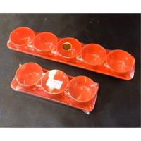 ราคา พร้อมส่ง ของอยู่ไทย ชุดถ้วย ชุดน้ำชาจีน ลายมังกรสีทอง จานรองยาว พลาสติก KM12 1639 ส่งด่วน (15122209308)