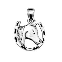 ราคา Silver thai Sterling Silver Lucky Horseshoe Pendant สร้อยคอจี้เกือกม้านำโชคเงินแท้925 ใส่แล้วไม่แพ้ เงินแท้925 พร้อมส่ง Horseshoe silver pendant trendy fashion (16042138252)