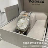ราคา vivienne Vivienne Womens Broken Ice Blue Queen Mother Saturn นาฬิกาแฟชั่นสไตล์โรสเรด (20702100806)
