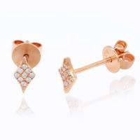 ราคา นคร เจมส์ ต่างหูเพชรแท้ ทองคำแท้14K ทอง58 5 ดีไซน์ข้าวหลามตัดฝังเพชรแท้ประดับตัวเรือน ขายได้ จำนำได้ พร้อมใบรับประกันสินค้า มีของแถม (974140495)