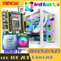 ราคา Intel i7 i9 e5 2660v2 10C 20T RAM64GB X79 motherboard CPU package computer case package DIY computer host sea view room MINI case (20919941053)