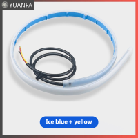 ราคา Flash Sale 2pcs DRL รถ Daytime Running LIGHT LED FLEXIBLE Strip ไฟหน้ารถยนต์กันน้ำ (20448204118)