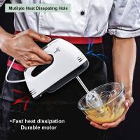 ราคา Electric hand 7 Speed เครื่องปั่นตีแป้งไฟฟ้า 7สปีด เครื่องผสมอาหาร เครื่องปั่นตีแป้งผสมแป้งอาหารไฟฟ้า หรือ จะใช่ตีไข่ ทำขนมก้อง่ายดาย (16169004179)