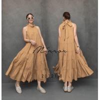 ราคา ส่งเร็ว เดรสแขนกุด แพทเทรินน่ารักถูกใจสาวๆแน่นอน มีดีเทลคอกุ๊นระบาย ช่วงตัวแต่งต่อผ้า7ชั้น ไล่ระดับเป็นทรงA เนื้อผ้าดีใส่สบาย น่ารักเก๋ๆพริ้วๆ โดนใจทุกสี 4สี ชมพู ม่วง เขียวมิ้น กากี (14345307452)