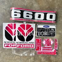 ราคา สติ๊กเกอร์ ครบชุด รถไถฟอร์ด FORD รุ่น F6600 สีดำ สีแดง (19217048159)