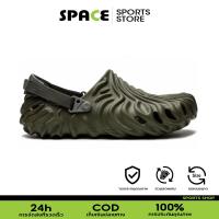 ราคา รองเท้าวิ่ง Salehe Bembury x Crocs Pollex Clog กองทัพสีเขียว รองเท้าลำลองแฟชั่น ระบายอากาศได้ รองเท้าคู่ (20798280811)