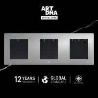 ราคา ART DNA รุ่น A77 ชุดสวิทซ์ธรรมดา Switch 1 GANG Switch 2 GANG Switch 3 GANG 2 Way สีสแตนเลส ปลั๊กไฟโมเดิร์น ปลั๊กไฟสวยๆ สวิทซ์ สวยๆ switch design (3172222472)