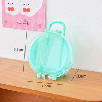 ราคา JZ กระเป๋าเดินทางทรงกลมขนาดเล็กสำหรับเด็ก กระเป๋าเดินทางกระเป๋าใส่ตุ๊กตาอุปกรณ์เสริมสำหรับเด็กกล่องของขวัญลายการ์ตูน (20668579667)