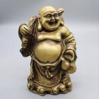 ราคา เครื่องทองสัมฤทธิ์โบราณภาพวาดพระพุทธเจ้าพระหัวเราะทองเหลืองโบราณของตกแต่งบ้านรูปแบบฮวงจุ้ยที่ถูกต้องและฝีมือปราณีต (20946027464)