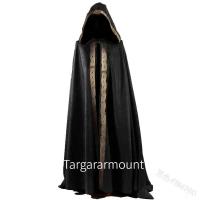 ราคา Gothic Hooded Cloak Coat Halloween Costume Vampire Devil Wizard Cape Viking Robe Gown Party Cosplay Costume Halloween Cape (20174082381)