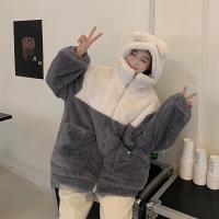 ราคา เสื้อคลุมขนแกะชุดฤดูใบไม้ร่วงและฤดูหนาวสำหรับสาวน้อยแบบใหม่ปี2023เสื้อกันหนาวบุใยฝ้ายบุขนกำมะหยี่หนาพิเศษน่ารักสำหรับนักเรียนต้นและมัธยมปลาย (21227381004)