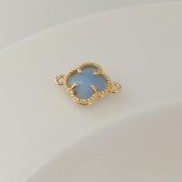 ราคา จี้หญ้าสี่แฉก ชุบทอง 14K ประดับเพทาย 12 มม DIY (20724376908)