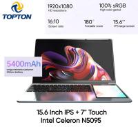 ราคา สินค้าใหม่ขายร้อน15 6นิ้ว Dual Screen แล็ปท็อป IPS 7 Touch In Celeron N5095 Max 16G DDR4 2T SSD Slim Office Notebook PC คอมพิวเตอร์ (20683613833)