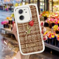 ราคา เคส Diorcase สำหรับ Xiaomi Redmi K60 Ultra Xiaomi 13T 13T Pro สีแดงกุหลาบและคำภาษาอังกฤษ JADIOR ผ้าด้านหลังปลอกผ้าซิลิโคนนุ่มเคสโทรศัพท์ (20758369391)