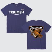 ราคา เสื้อยืดแขนสั้นผู้ชายหลวมสไตล์ฮ่องกง Triumph Triumph รถจักรยานยนต์หัวรถจักรหนักเสื้อยืดแขนสั้นผู้ชายแบรนด์น้ำบุคลิกภาพS (20575737650)