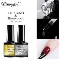 ราคา Limegirl 7 5ml UV Nail Gel Polish Top Coat for UV Gel Nail Art Design Shiny Top Coat Use With Nail Primer Base Coat UV Lamp Need (16876159770)