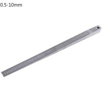 ราคา 1 15mm 0 5 10mm 0 4 6mm Wedge Feeler Gauge Crack Flatness Layout Insert Wedge Gauge Welding Taper Measure Tool Caliper (10074424719)