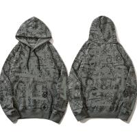 ราคา Autumn And Winter Fashion Brand Ch Big Horseshoe Sanskrit Flower Arm Printed Winter Zipper Jacket Hooded Sweatshirt For Men And Women Couple (21030908573)