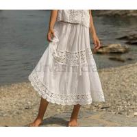ราคา Summer Casual Crochet Lace Mini Skirts Women R High Waist Evening Party Long Skirts (19225270356)