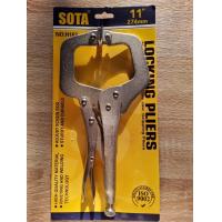 ราคา SOTA คีมล็อคตัวซี 11นิ้ว เหล็กเกรด CR V มีแผ่นรอง C CLAMP คีมล็อกตัวC คีมล็อกตัวซี คีมล็อค ตัวซี สินค้าพร้อมส่ง (11937264127)