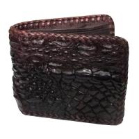 ราคา Big Best Promotion Crocodile Leather Walletกระเป๋าสตางค์ 2 พับ หนังจระเข้เเท้ หนังต่อเย็บมือ สีน้ำตาล (534490625)