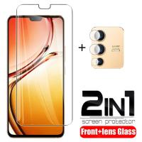 ราคา 2in1กระจกนิรภัยเทมเปอร์โปร่งแสงเต็มสำหรับ Vivo V23เลนส์กล้องถ่ายรูปหลัง5G Vivo ฟิล์มสำหรับ Vivo V235G V 23e V23E 5G 4G แก้วใส (20674872775)