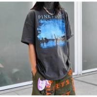 ราคา ღღSpotღღ High Street Pink Floyd Pink Floyd Vintage Vintage Distressed Washed Short Sleeve T Shirt (19818681717)