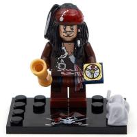 ราคา Compatible with LEGO Pirates of the Caribbean Captain Jack Davy Jones Mermaid Navy Soldier Building Block Figure Toys (19869190830)