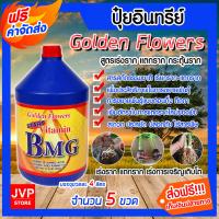 ราคา ส่งฟรี วิตามิน BMG Golden Flower น้ำยาเร่งราก ขนาด 4 ลิตร จำนวน 5 ขวด เรียกราก เร่งการแตกราก โตเร็ว รากเดินดี แข็งแรง บำรุงราก กระตุ้นราก (10280902693)