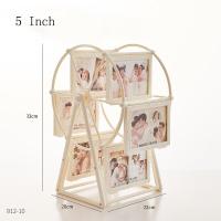 ราคา 5 Inch Classical Retro 360 Degree Rotation Ferris Wheel Photo Frame Romantic Unassembled DIY Pictures Frame Home Windmill Decor (10963508726)