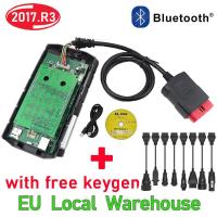 ราคา Delphis 2018 R0 software Diagnostic Tool Ds150e 2017R3 VCI Bluetooth compatible Vd CD Obd2 car Scanner tools (11718499532)