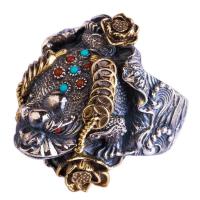 ราคา Hir S925เงินสเตอร์ลิงที่ทำด้วยมือคุณภาพสูงภาคใต้สีแดงแหวน Jinchan ผู้ชายและผู้หญิงคู่ครอบงำบุคลิกภาพแฟชั่นใหม่เปิดแหวนของขวัญพระเครื่องโอนแหวนสีจะไม่เปลี่ยน (16249067346)