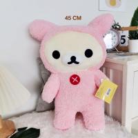ราคา ตุ๊กตา Ko Rilakkuma ตุ๊กตาโกรีลัคคุมะ ตุ๊กตาใส่ชุดหูกระต่าย 40cm และ 45cm ตุ๊กตาลิขสิทธิ์ Smileylife Shop (15935149670)