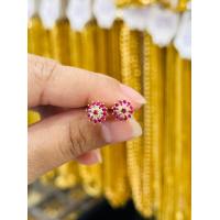 ราคา ต่างหูทองหุ้ม ทองหุ้ม100 ต่างหูแฟชั่น (17434703696)