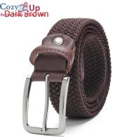 ราคา Cozy Up 120เซนติเมตร 3 3เซนติเมตรเข็มขัดยืดหยุ่นสำหรับผู้ชายกอล์ฟเข็มขัดหนังชายผ้าใบยืดถักเข็มขัดเอวยางยืด (4412428875)