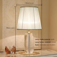 ราคา OUFULA โคมไฟตั้งโต๊ะหรูหราทันสมัย LED ลายออกแบบเซรามิคสำหรับบ้านข้างเตียง (20471403662)