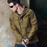 ราคา แห้งเร็วผู้ชายเสื้อแจ็คเก็ตคล่องตัว Windbreaker Executive Officer Army เสื้อโค้ตทหาร (20875450834)