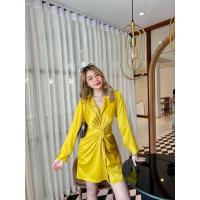 ราคา SHEENY Jenni Dress twist เดรสผ้าซาตินวาเลนติโน่ อย่างนุ่มหนาพรีเมี่ยม (17453216068)