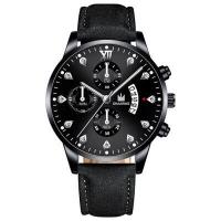 ราคา Fairy Castle Fashion Men S Business Leather Belt Quartz Watch Multifunction Calendar Sports Watch High Quality Large Dial Quartz Watch (15556415645)