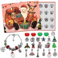 ราคา Christmas Advent Calendar DIY Charm Bracelet Jewelry Set Surprise Gift Box So Beautiful Gift For Girl (10650529773)