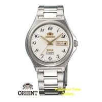 ราคา COD Men ORIENT 3 STARS AUTOMATIC FAB02004W แสดงวันและวันที่นาฬิกาสแตนเลสผู้ชาย (16573176338)