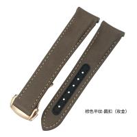 ราคา 2023 YGB curved leather watch strap suitable for Omega Speedmaster Moon Dark Side New Seamaster 300 Ocean Universe 21mm (19959272649)