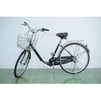 ราคา จักรยานแม่บ้านญี่ปุ่น ล้อ 24 26 นิ้ว มีเกียร์ สีดำ จักรยานมือสอง (19579488815)