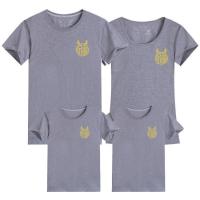 ราคา ชุดพ่อแม่ลูกผ้าฝ้ายคอกลมล้วนสำหรับปีใหม่จีนเสื้อยืดแขนสั้นชุดครอบครัวคู่ ชุดเด็กผู้ชายและผู้หญิงเสื้อยืด2024cny สีแดง (20585671389)