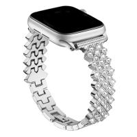 ราคา สแตนเลสสำหรับสายคาด Apple Watch 41 38มม 45mm44mm42mm Luxury สเตนเลสสร้อยข้อมือผู้หญิงแถบแฟชั่นสำหรับ IWatch 7 SE 6 5 3 (21170383031)